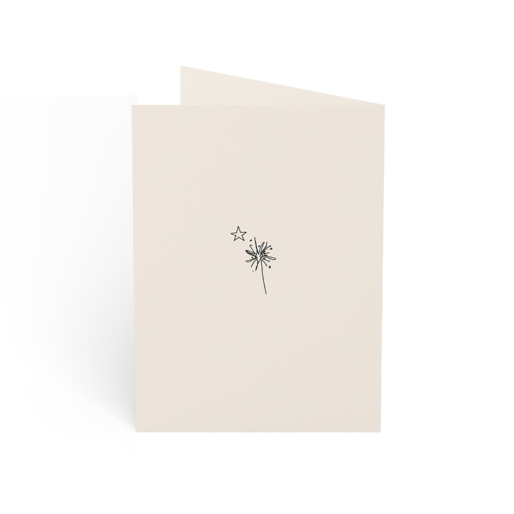 Birthday Cheers Greeting Card — Champagne & Glasses Celebration