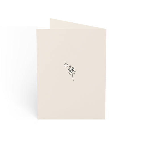 Birthday Cheers Greeting Card — Champagne & Glasses Celebration