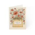Floral 'Thank You So Much' Greeting Card — Pack of 1/10/30/50