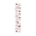 Valentine Kiss Pattern Gift Wrap Paper – Romantic Lips, Hearts & Love Letters