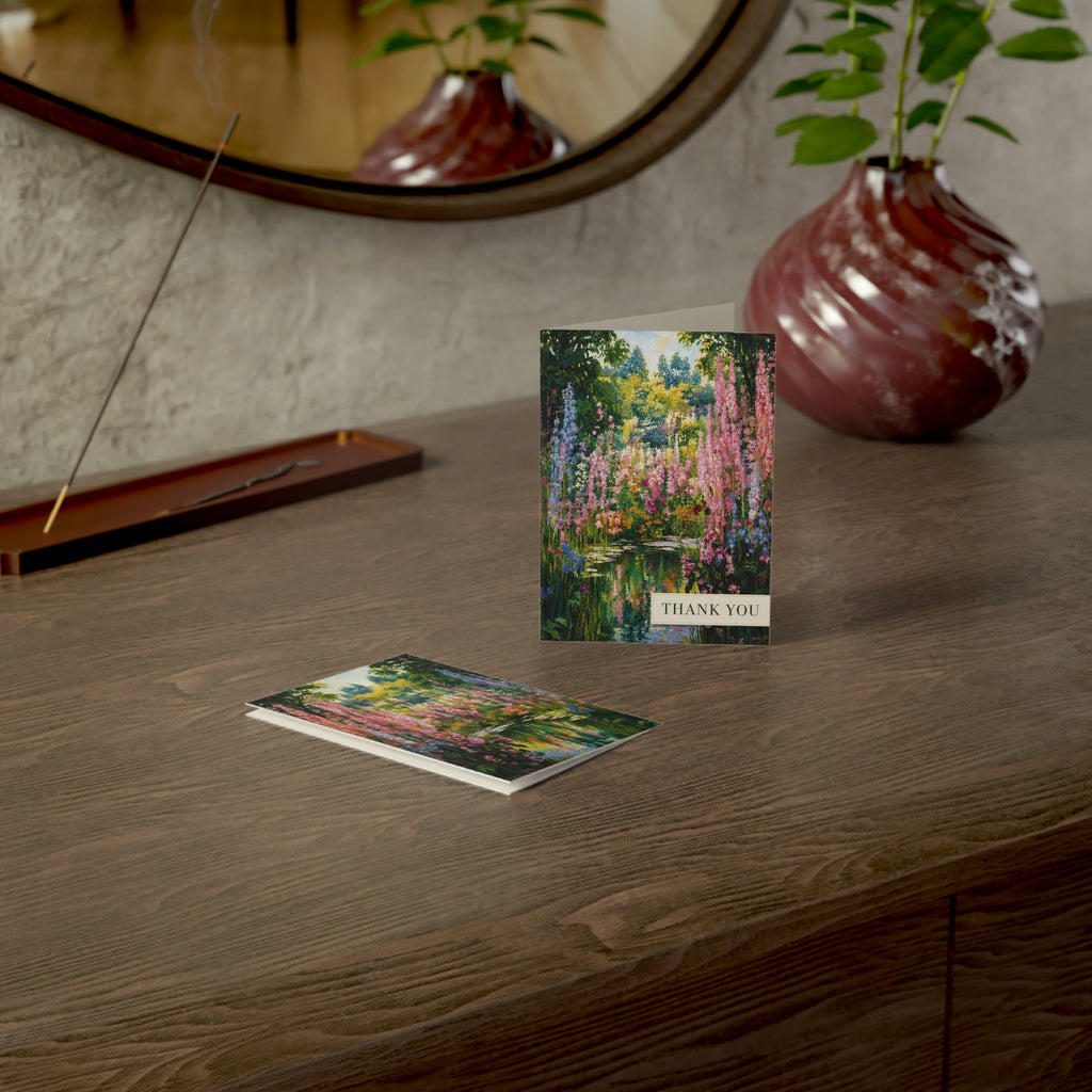 Thank You Floral Greeting Cards — Pack of 1/10/30/50