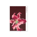 Holiday Card - Pink Lily Postcard (Two-Sided)