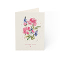 Floral Watercolor Thank You Greeting Cards — Pack of 1/10/30/50