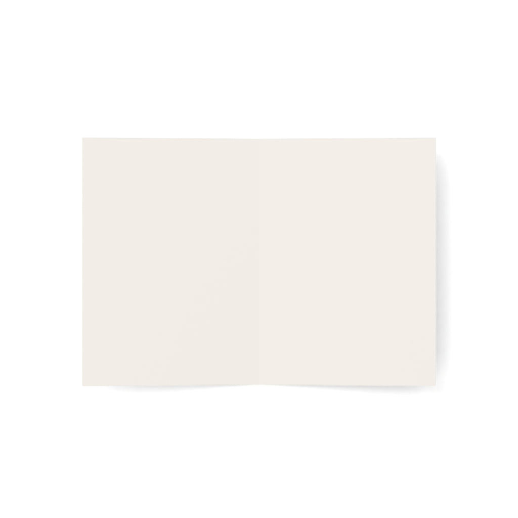 Birthday Greeting Cards — Blue Floral Watercolor Note Cards (1/10/30/50 pcs)