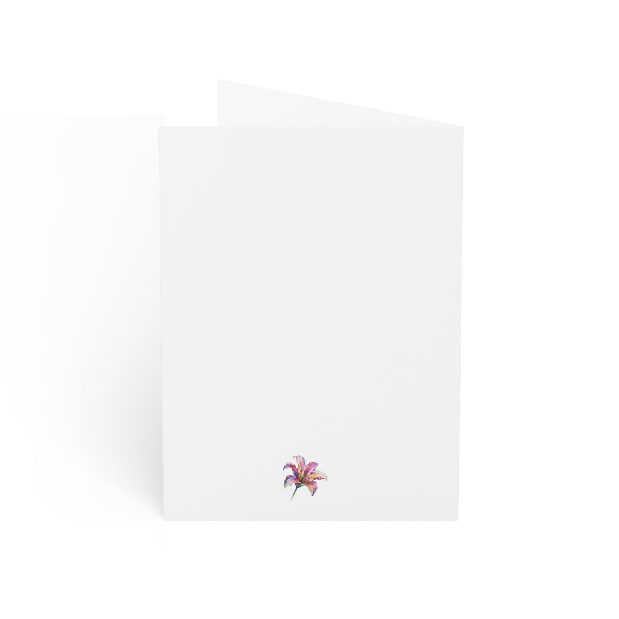 Floral 'For You' Watercolor Greeting Card — Pack of 1/10/30/50