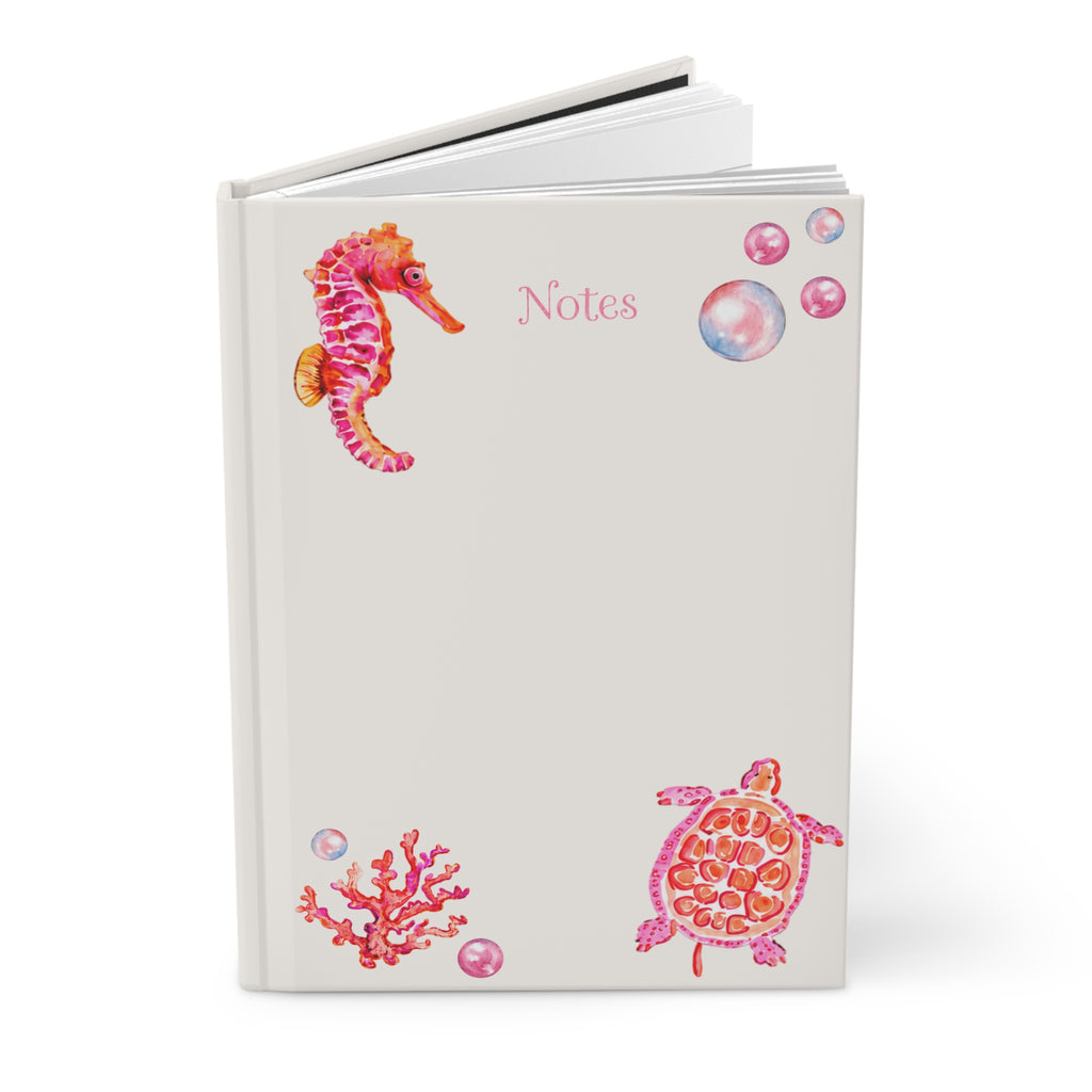 Under the Sea Notes Hardcover Journal