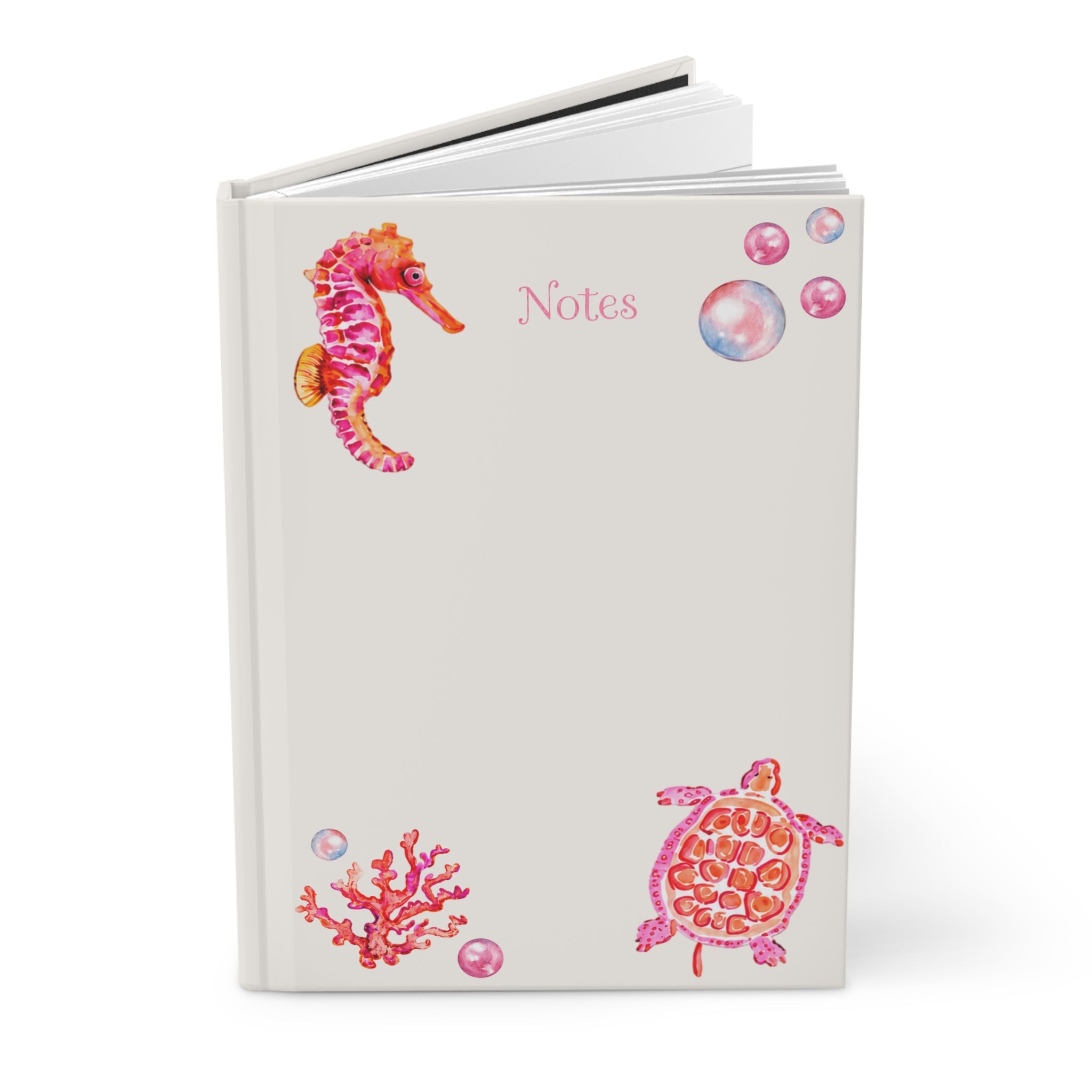 Under the Sea Notes Hardcover Journal