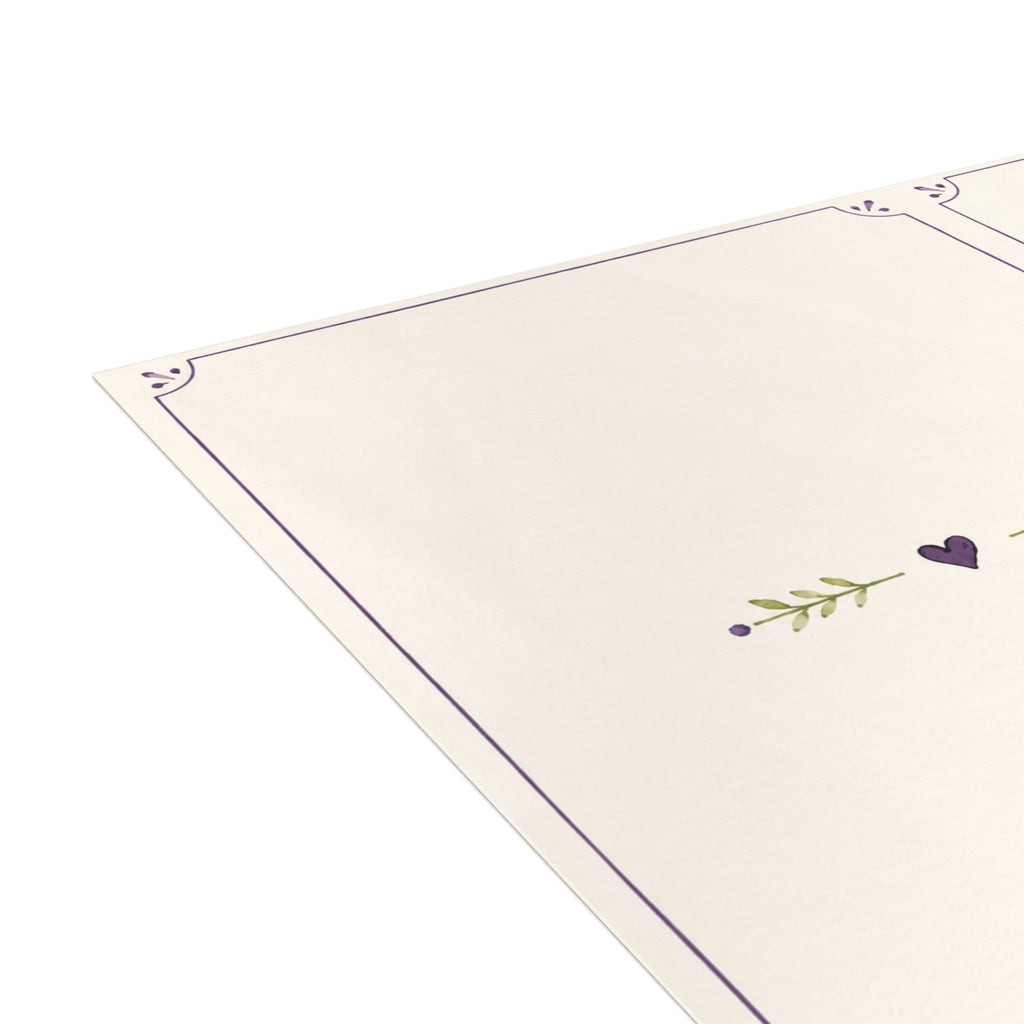 Thank You Pansy Floral Greeting Cards — Blank Inside (Set of 1, 10, 30, 50)