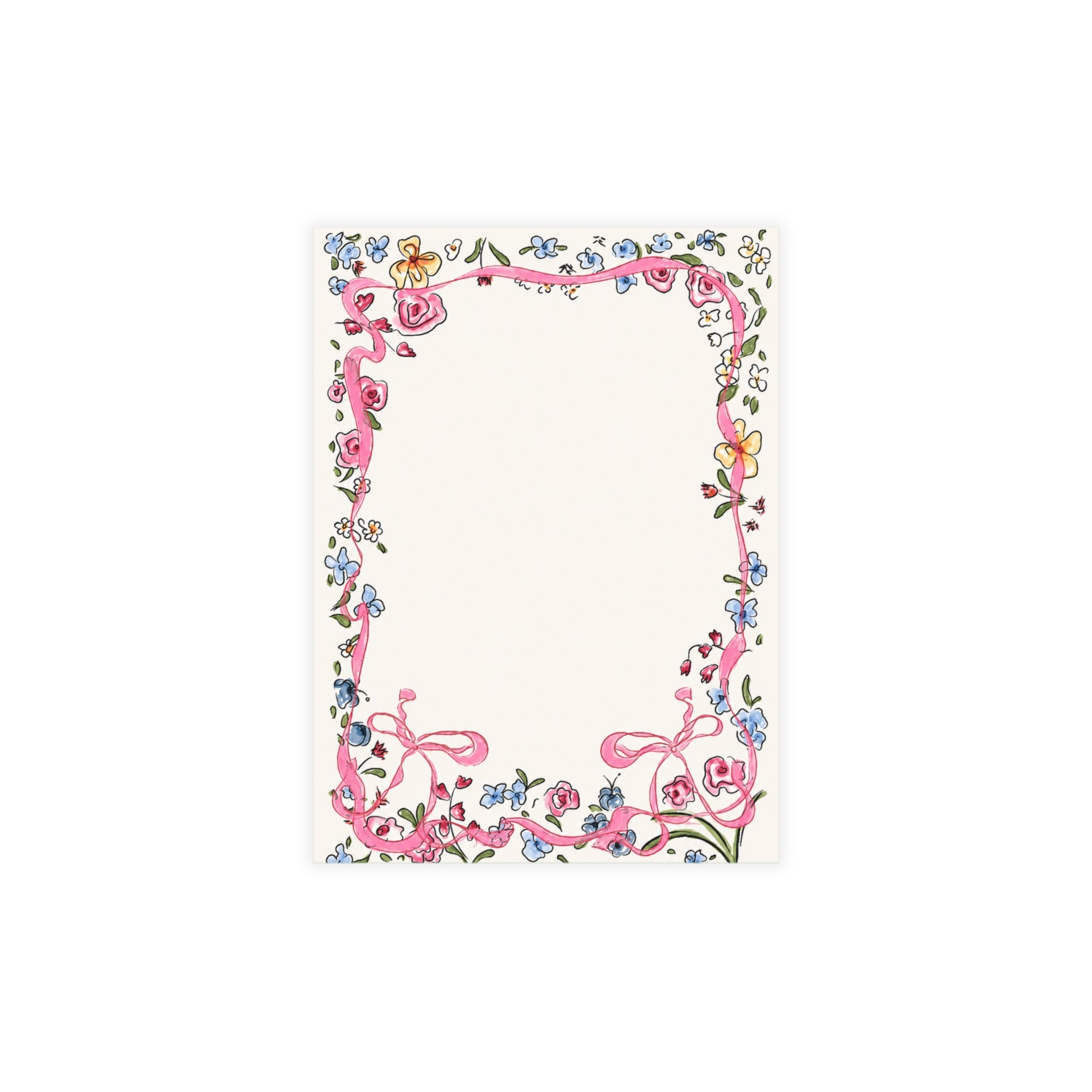 Beautiful Floral Postcard Bundle (envelopes included)