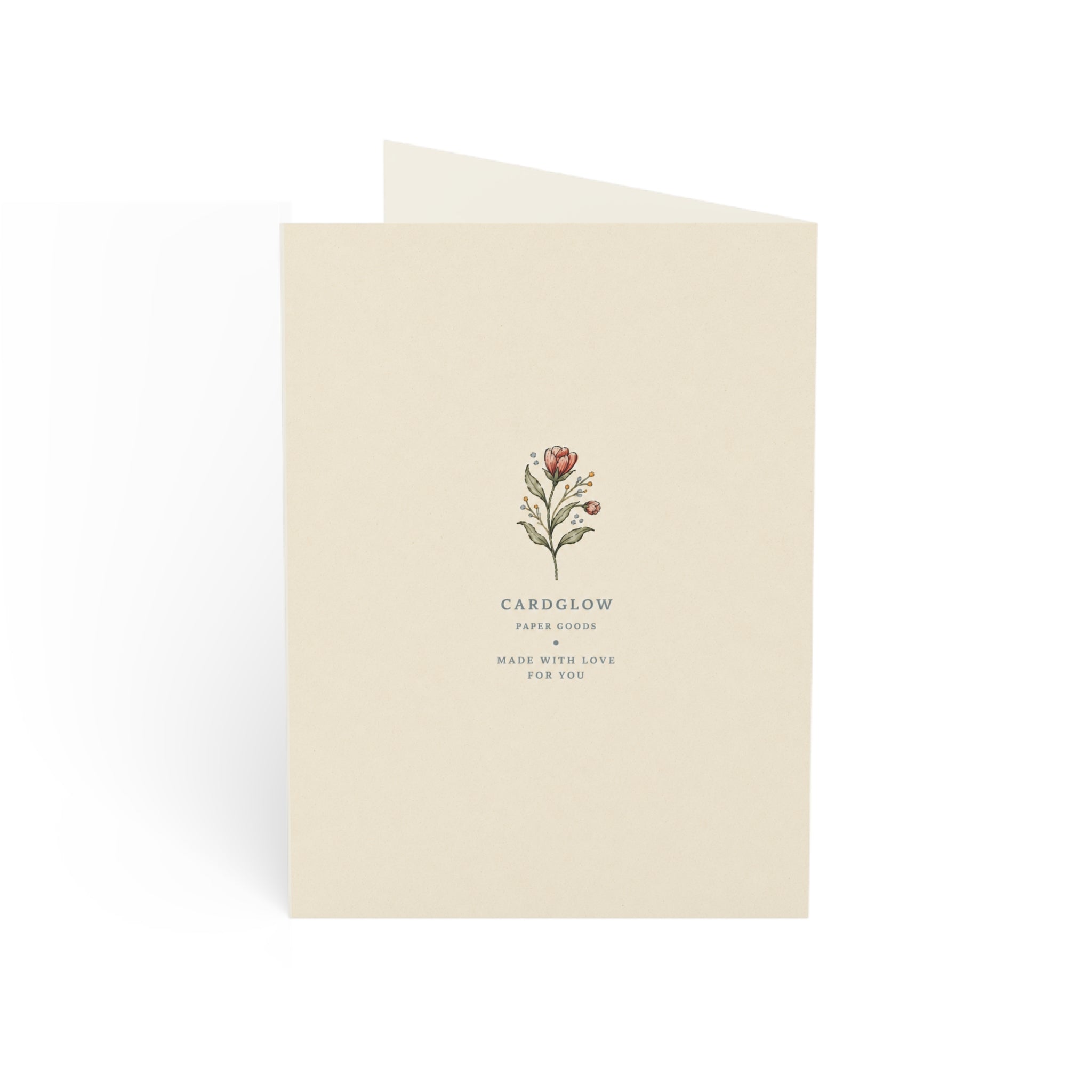 Floral 'Thank You So Much' Greeting Card — Pack of 1/10/30/50