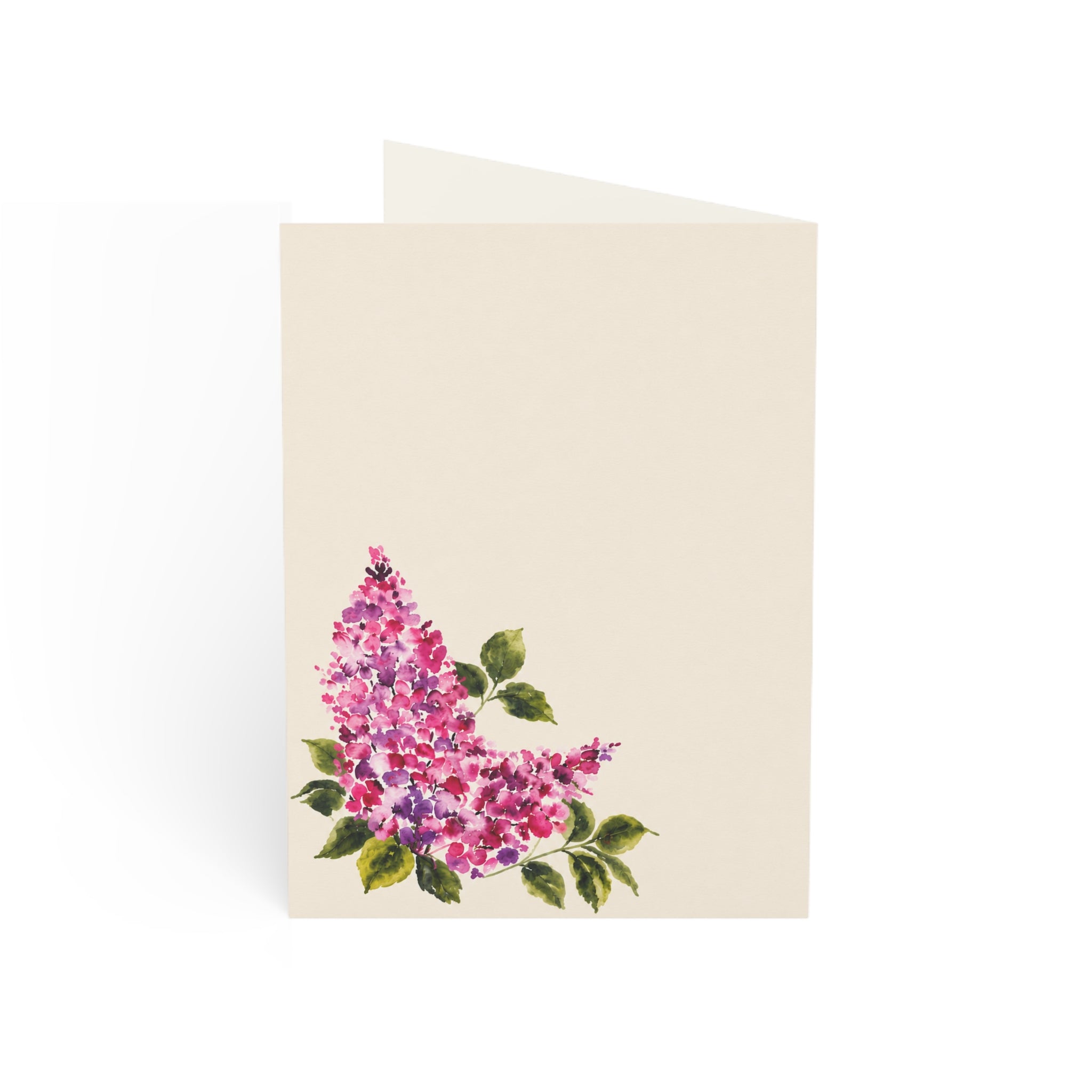 Thank You Floral Greeting Cards — Watercolor Bouquet Note Cards (1/10/30/50 pcs)