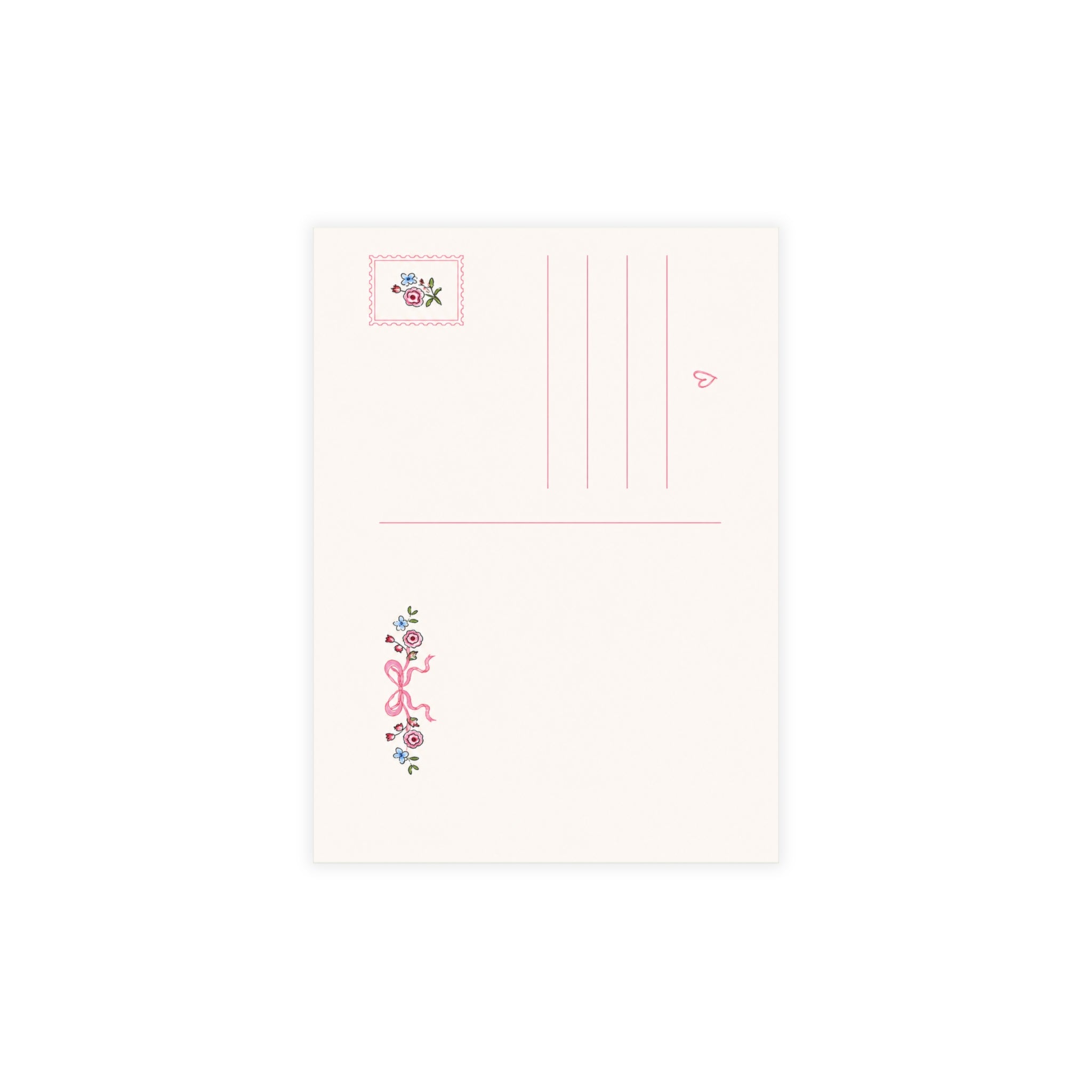 Beautiful Floral Postcard Bundle (envelopes included)