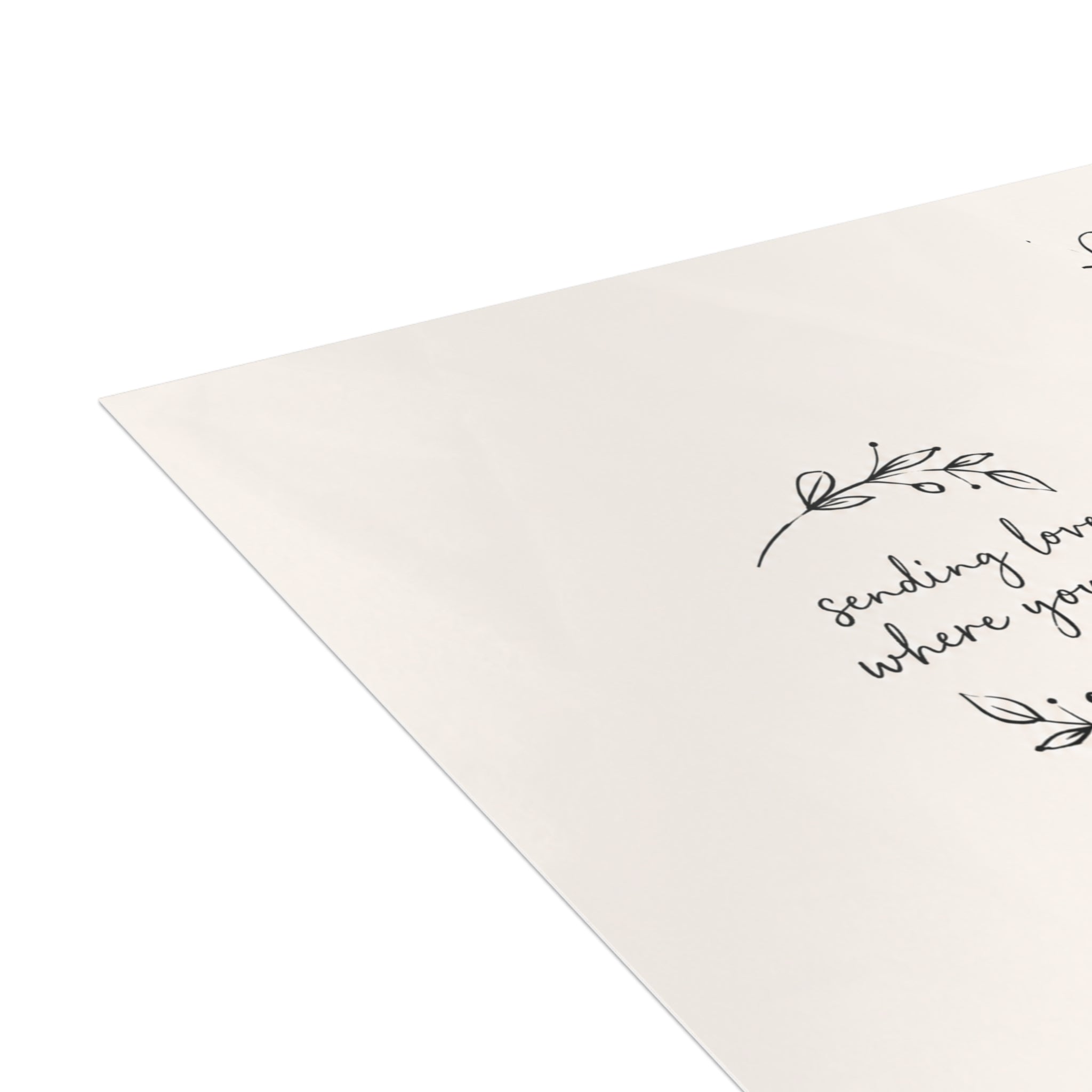 Sympathy Greeting Cards — 'You've Been On My Mind' Floral Card (1/10/30/50pcs)