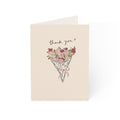 Thank You Floral Bouquet Greeting Card — Pack of 1/10/30/50