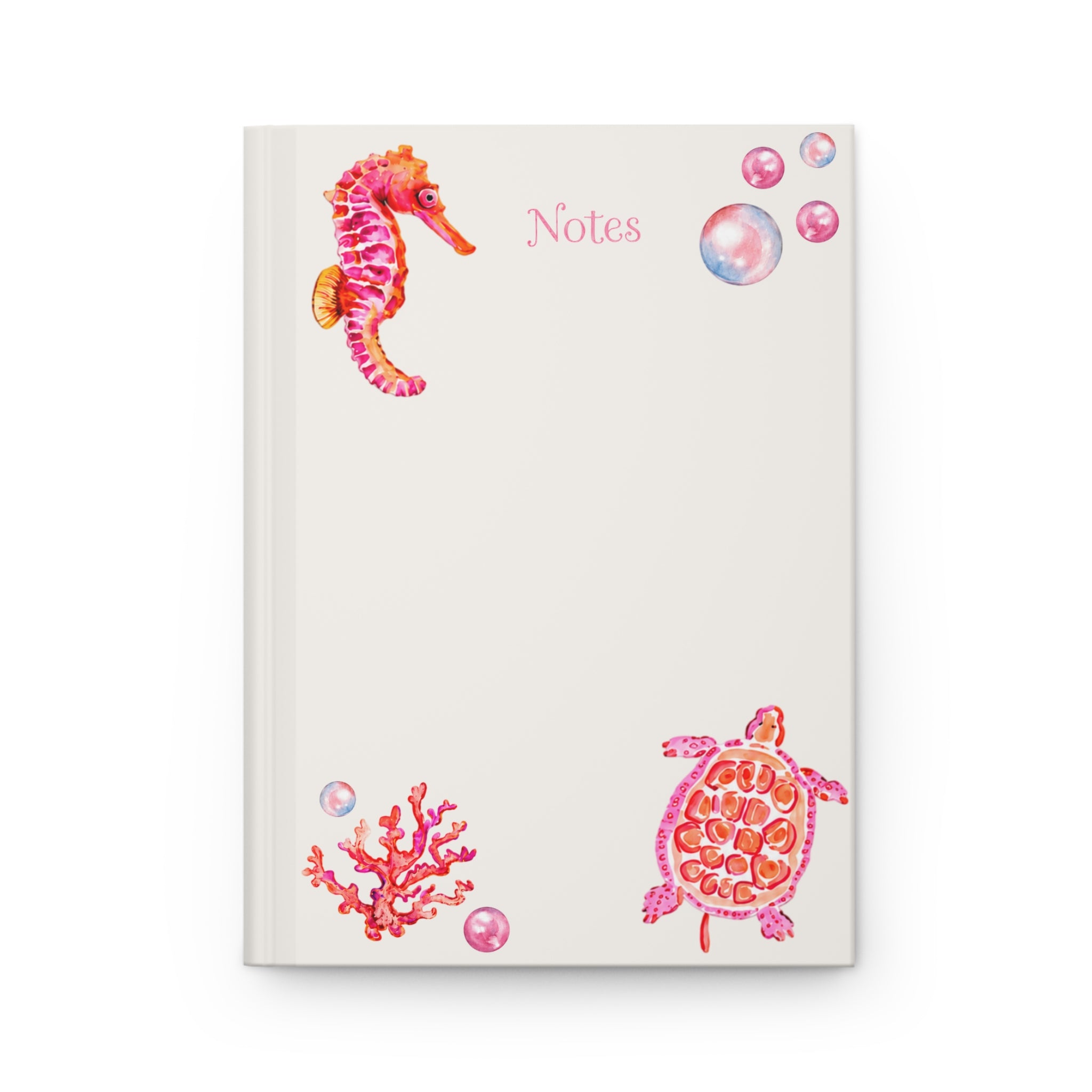 Under the Sea Notes Hardcover Journal