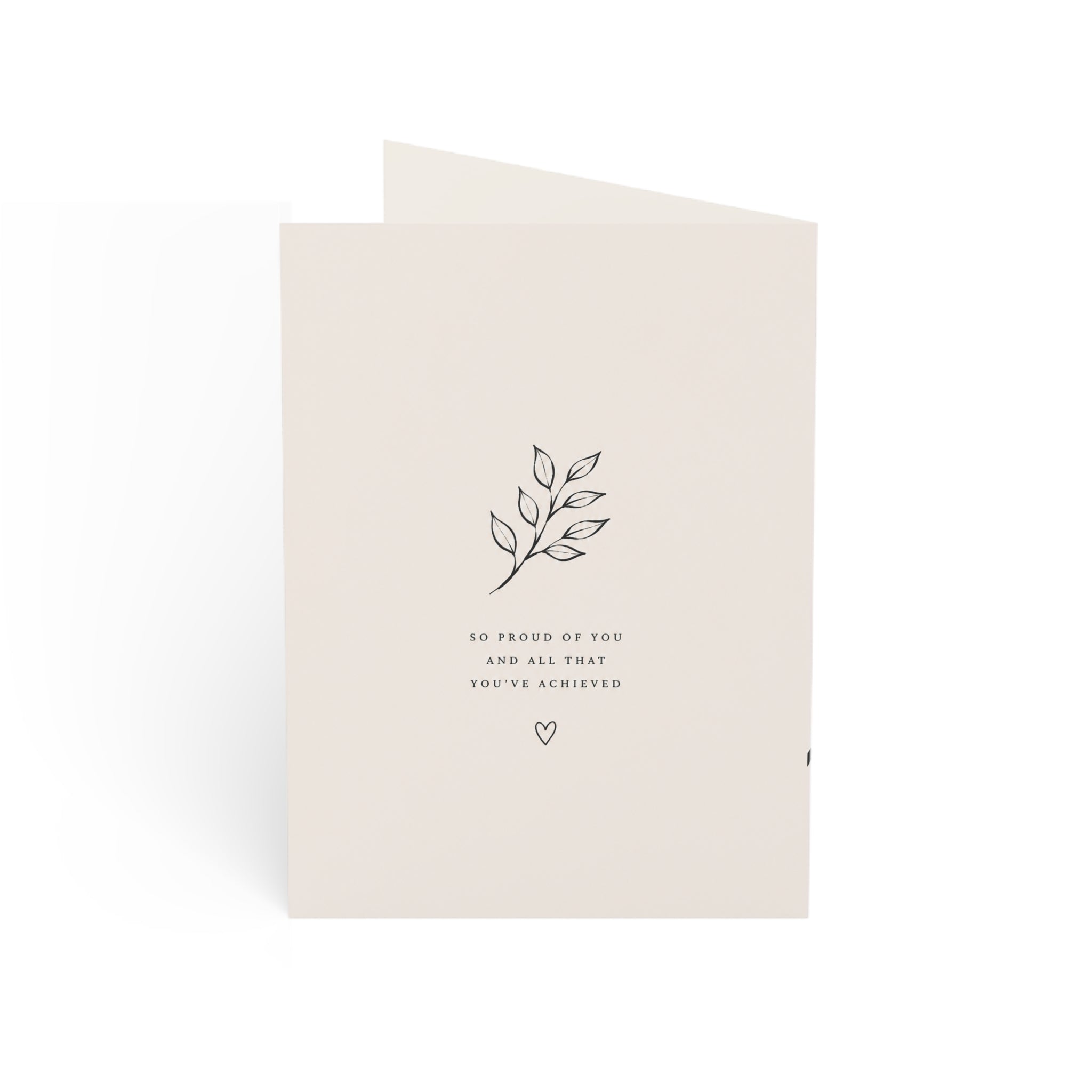 Sympathy Greeting Cards — 'Our Hearts Are With You' Condolence Note Cards (Pack of 1, 10, 30, 50)