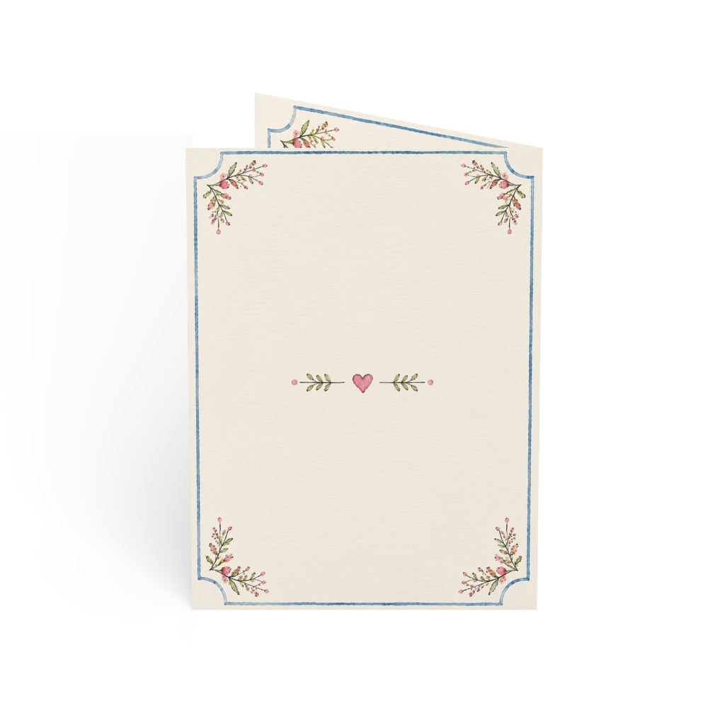 Thank You Floral Greeting Cards — Bouquet Watercolor Note Cards (1/10/30/50pcs)