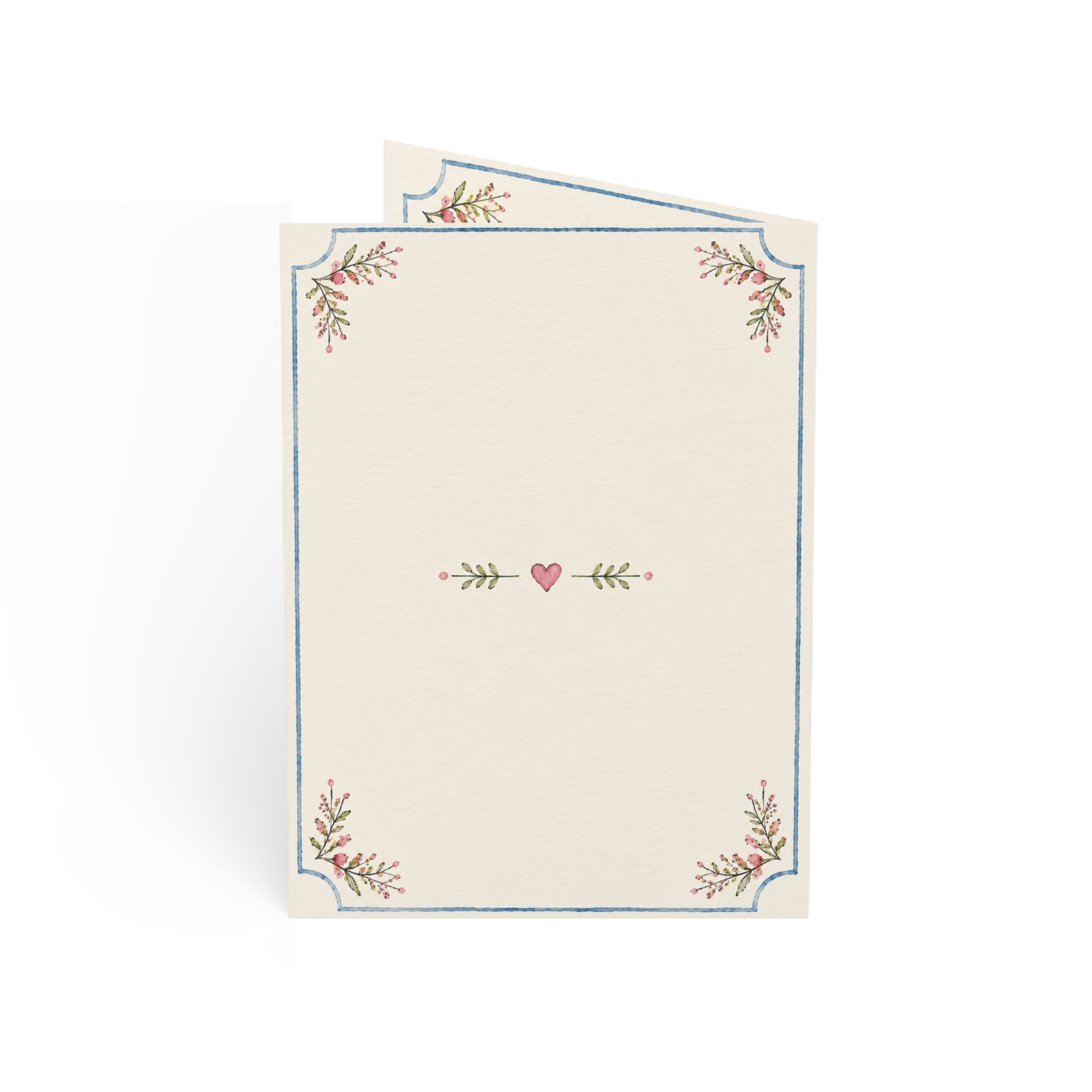 Thank You Floral Greeting Cards — Bouquet Watercolor Note Cards (1/10/30/50pcs)