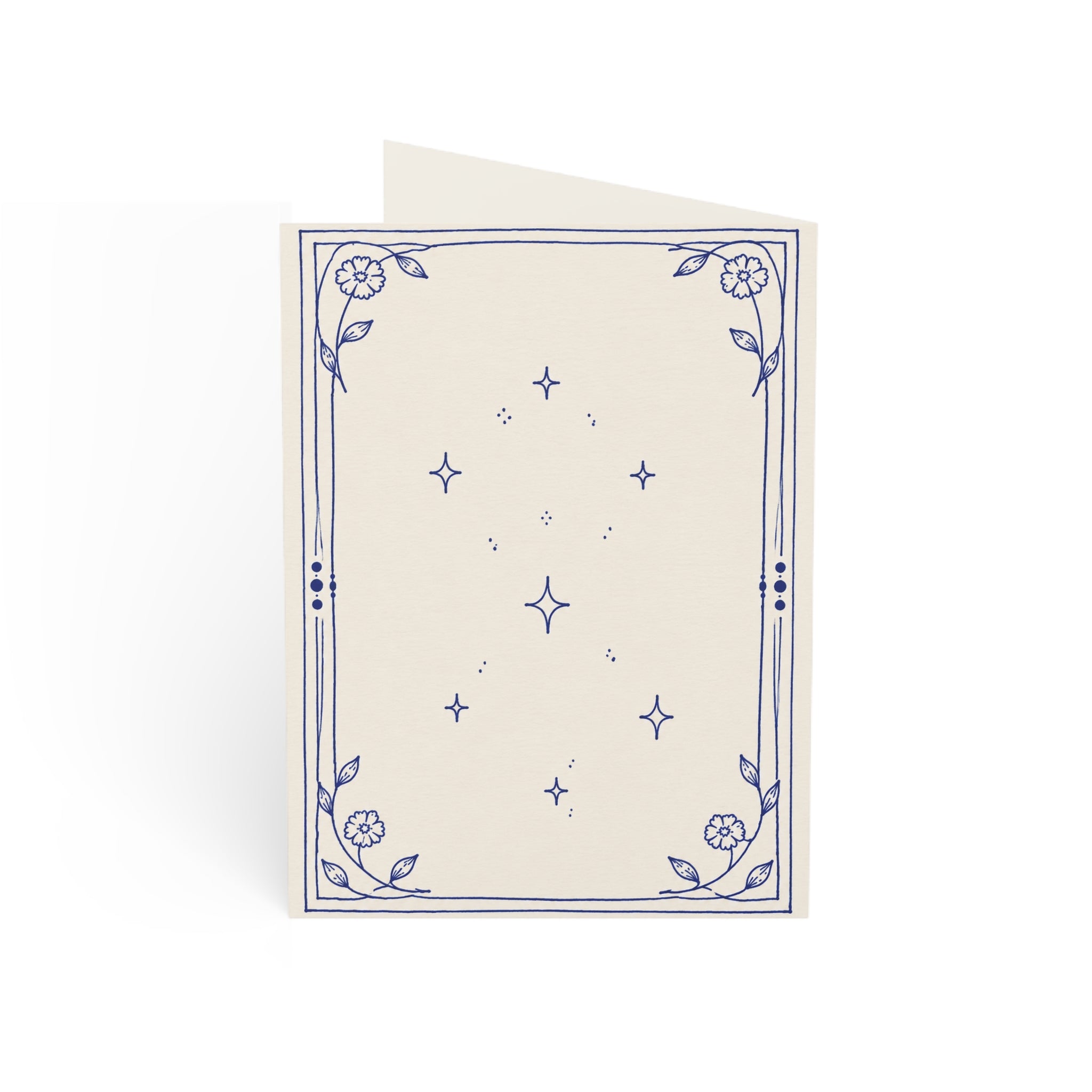 Birthday Greeting Card — Hand-Drawn Floral Cake Design (Single or Bulk Packs)