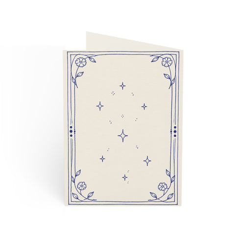 Birthday Greeting Card — Hand-Drawn Floral Cake Design (Single or Bulk Packs)