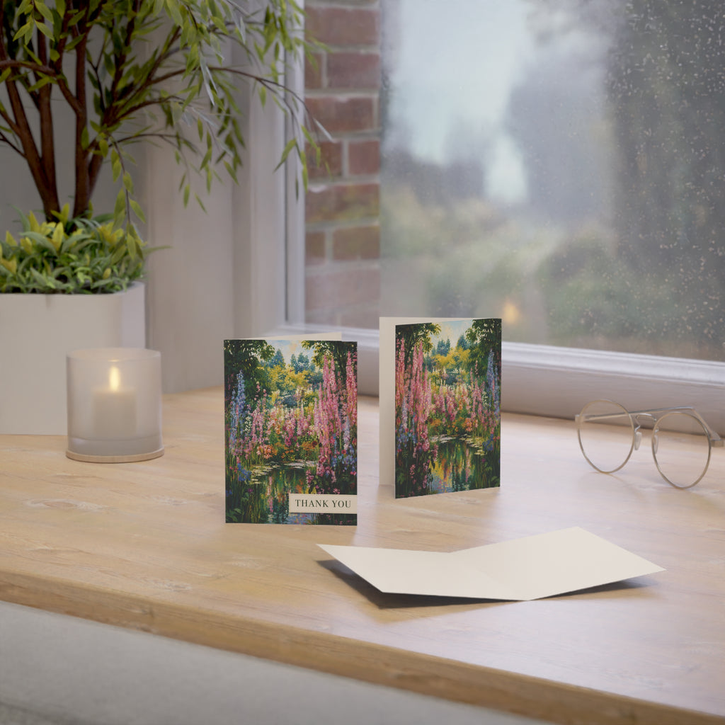 Thank You Floral Greeting Cards — Pack of 1/10/30/50